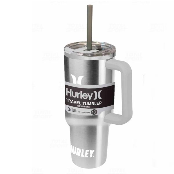 Tomatodo Hurley 40 OZ SS TUMBLER BTL TRAVELER SOLID RUBB (168120A)