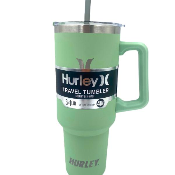 Tomatodo Hurley 40 OZ SS TUMBLER BTL TRAVELER SOLID RUBB (168120K)