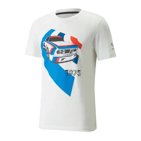 Polo Varon Puma BMW MMS VINTAGE CAR GRAPHIC TEE (533379-02) (( CMMT )) MOTORSPORT