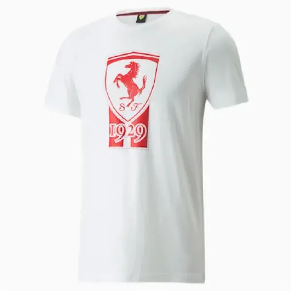 Polo Varon Puma FERRARI RACE HERITAGE BIG SHIELD TEE (533754-06) (( CMMT )) MOTORSPORT