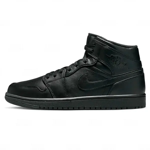 Jordan 1 Mid Varon Triple Black (554724-093)