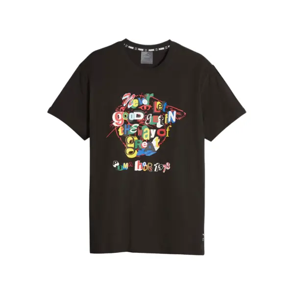Polo Varon Puma Basketball TRASH TALK SS Tee «Black» (622071-01) (( CMMT ))
