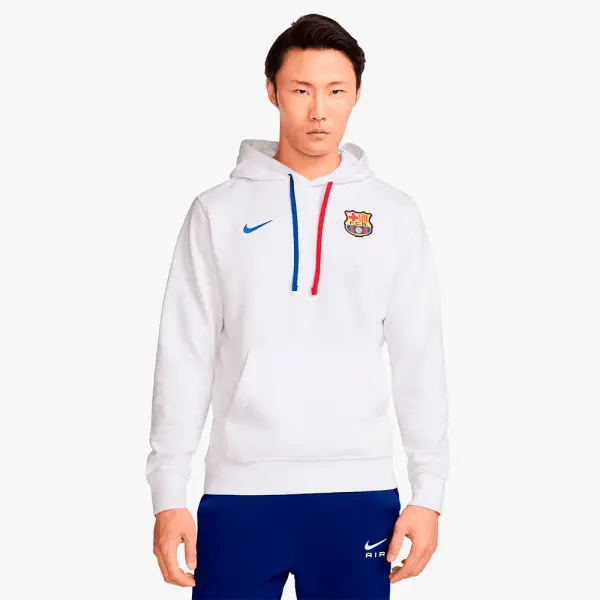 Hoodie Varon FU Nike Fc Barcelona Club (capucha + bolsillo) (DV5563-100)