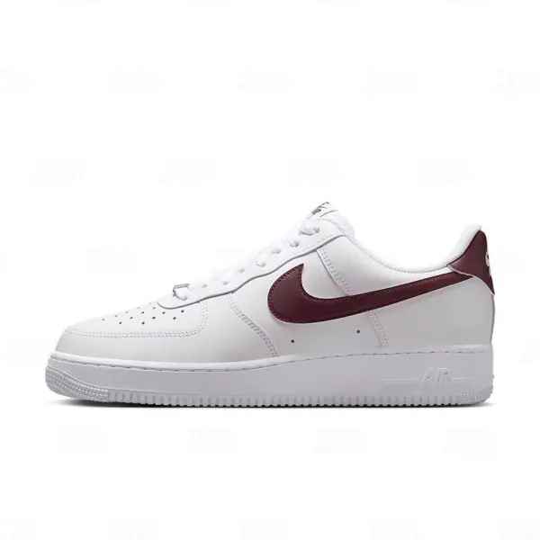 Nike Varon Air Force 1 Low 07 White Burgundy Crush - FJ4146-112