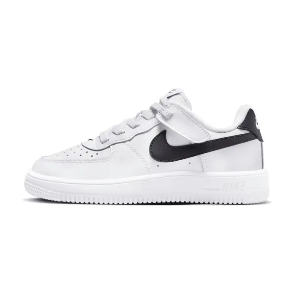 Niños Nike Force 1 Low EasyOn ‘White/Black’ (FN0237-101)