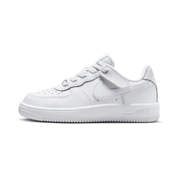 Niños Nike Force 1 Low EasyOn ‘Triple White’ (FN0237-111)