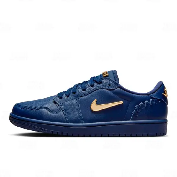 Jordan 1 Low Dama Method Of Make Midnight Navy Metallic Gold - FN5032-400