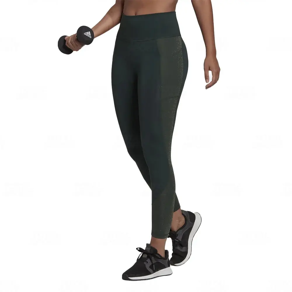 Pantaloneta Dama Adidas Optime Training Shiny Full Length (HL8653) (( CMMT ))