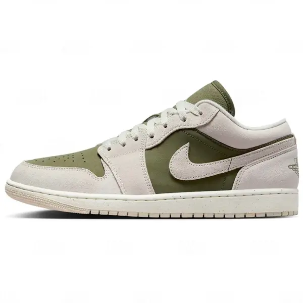 Jordan 1 Low Varon SE Medium Olive Sail (HV4089-201)