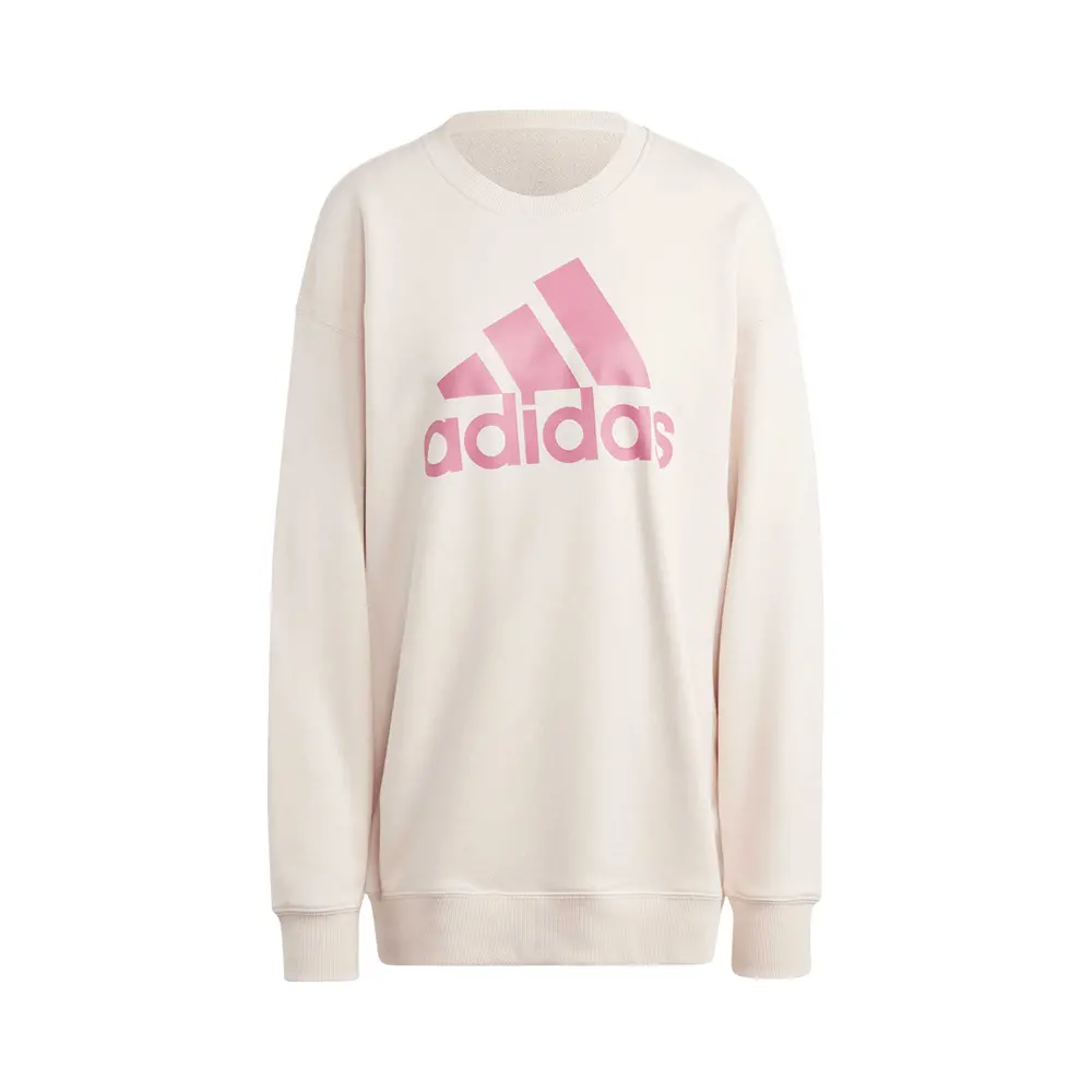 Polera Dama Adidas Essentials Big Logo Oversized French Terry Ic9852 Producto en Trainer Sport Tcq - IC9852