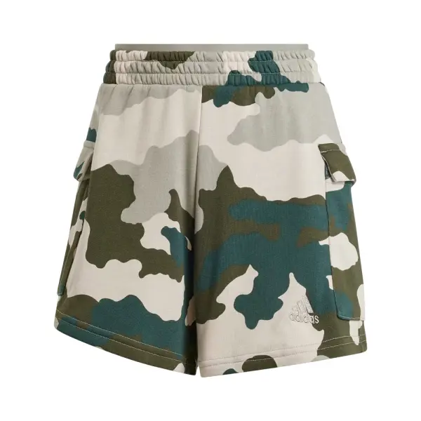Short Dama Adidas Essentials 3-Stripes Camo-Print Cargo (IY1671) (( CMMT ))