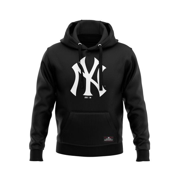 Hoodie Varon New York Yankees MLB FEXPRO (capucha + bolsillo) (MLBHD52001-BLK3)