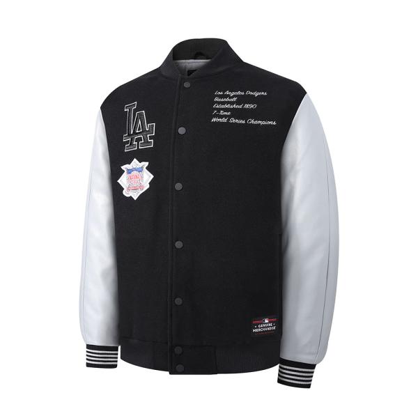 Varsity Jacket Varon Mlb los Angeles Dodgers Fexpro - MLBJK524104-BK1