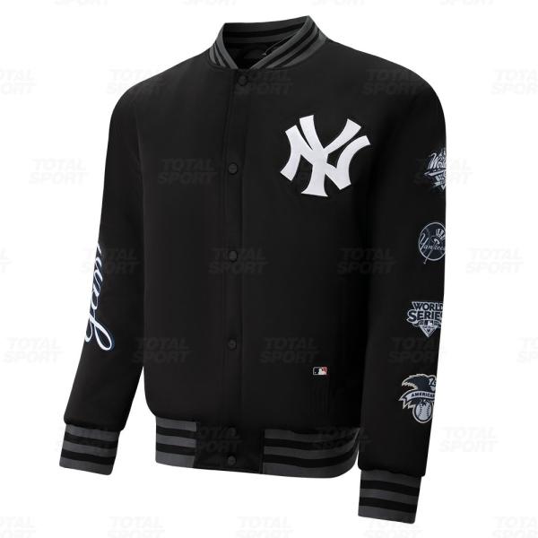 Varisty Jacket Varon Mlb New York Yankees Fexpro Mlbjk524205 Bk1 - MLBJK524205-BK1
