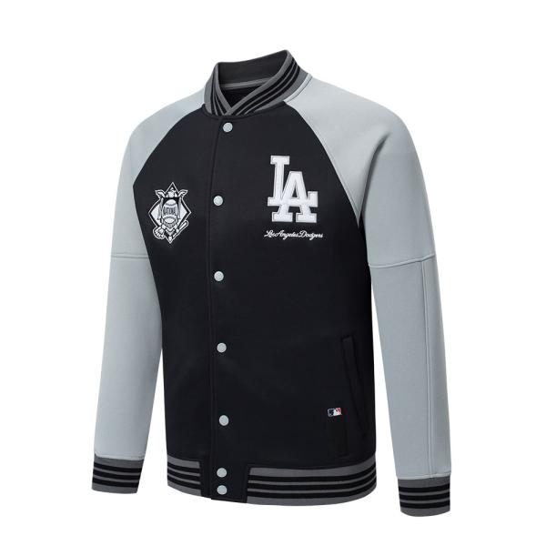 Varsity Jacket Varon Mlb los Angeles Dodgers Fexpro Mlbjk525101 Bk1 - MLBJK525101-BK1