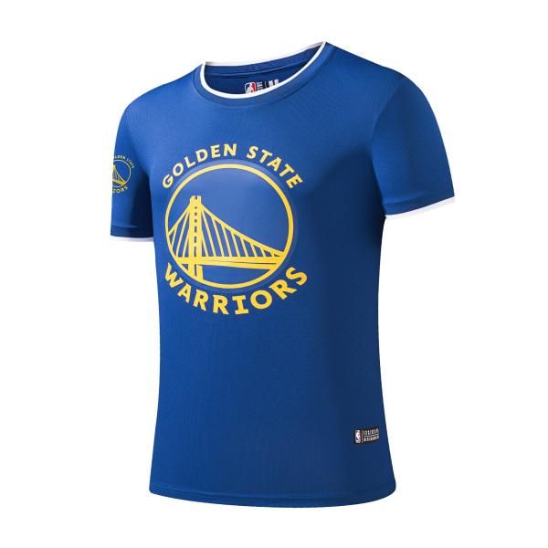 Polo Varon Ba Nba Golden State Warrios Primary Team Logo Basic Fexpro - NBAJS552201-BLU