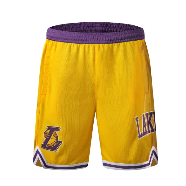 Short Varon Los Angeles Lakers NBA Fexpro (NBASH521820-YEL) (( CMMT ))