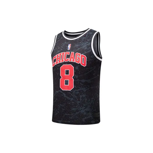 Jersey Nba Chicago Bulls Fexpro Nbptt525104 Bk1 - NBPTT525104-BK1