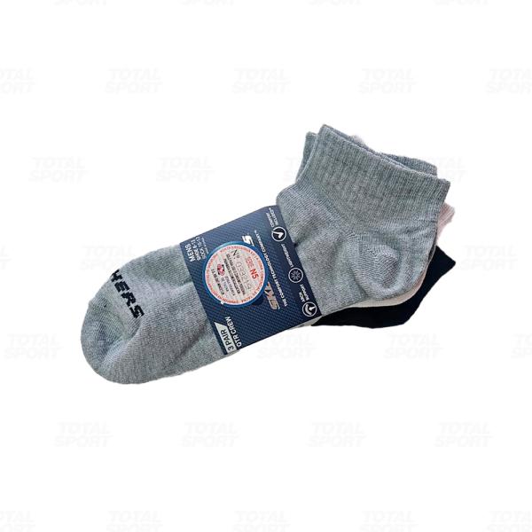 Medias Skechers Varon 3pack S119904 041 D - S119904-041-D