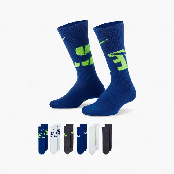 Medias Niños Nike Larga Everyday (pack de 6) (SK0066-955)
